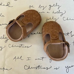 Consciously Baby Woven T-Strap Flat EUC